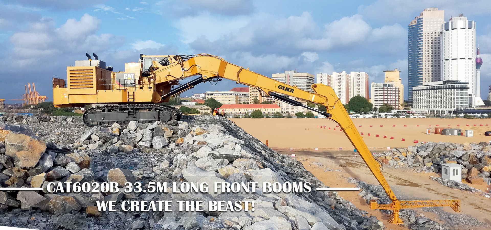 CAT6020B 33.5M LONG FRONT BOOMS - WE CREATE THE BEAST!